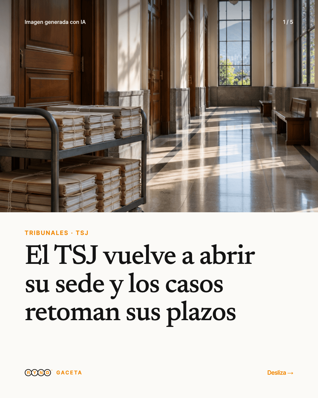 El TSJ vuelve a abrir su sede y los casos retoman sus plazos